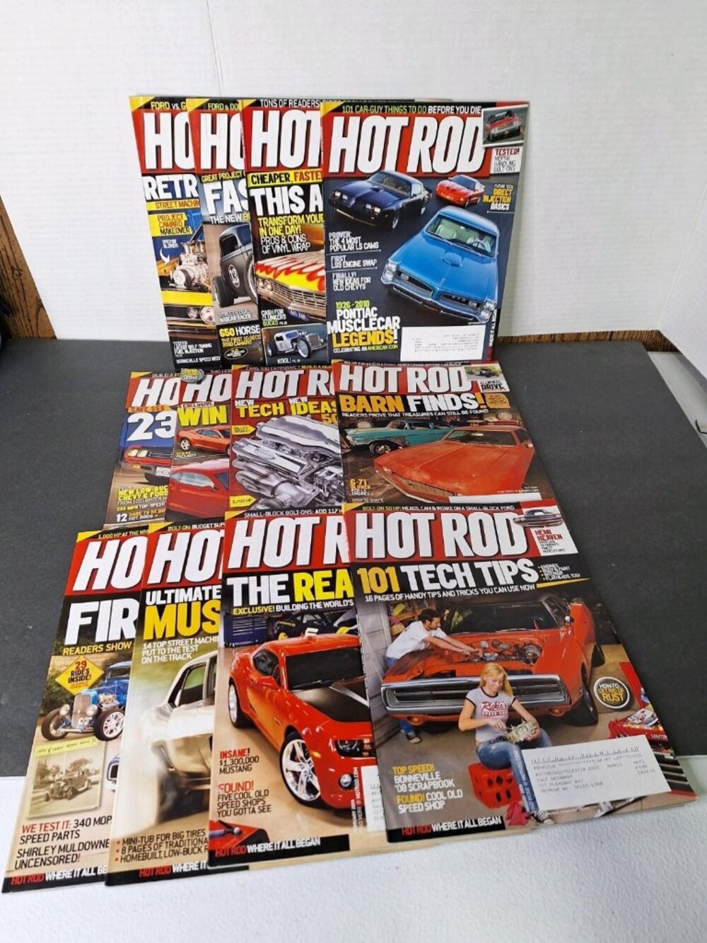 HOT ROD MAGAZINE FULL YEAR 2009.....COMPLETE TWELVE ISSUES JAN to DEC